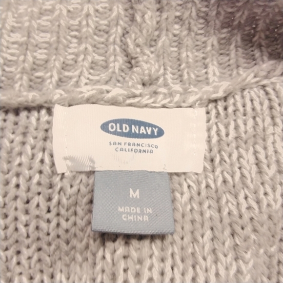 Women's Knit & Crocheted Open Front Cardigan   Size  M - Picture 3 of 3